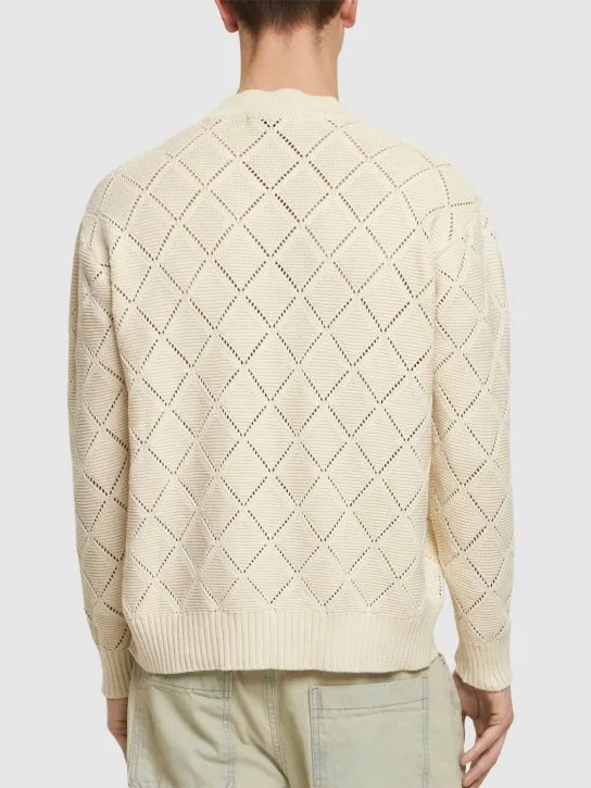 After Pray   Dia crochet knit v-neck cardigan 