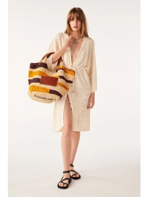 Alder Longline Cardigan Ecru