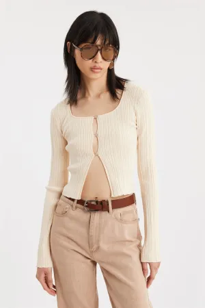 Ana Knit Cardigan Lt. Yellow