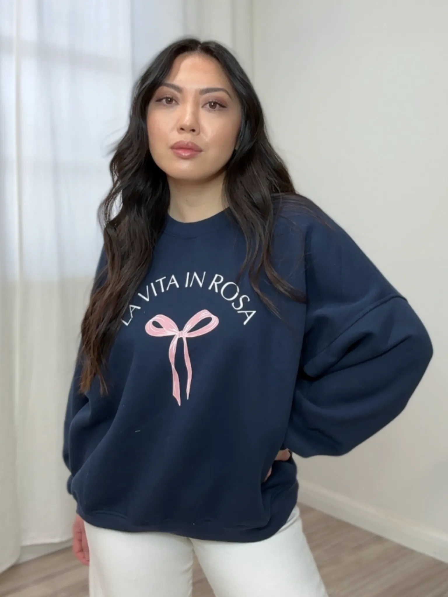 Ashlen Bow Crew Neck Pullover