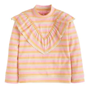 Aspen Turtleneck- Pink Sparkle Stripe