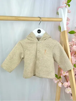 Baby Boy Beige Bunny Jacket