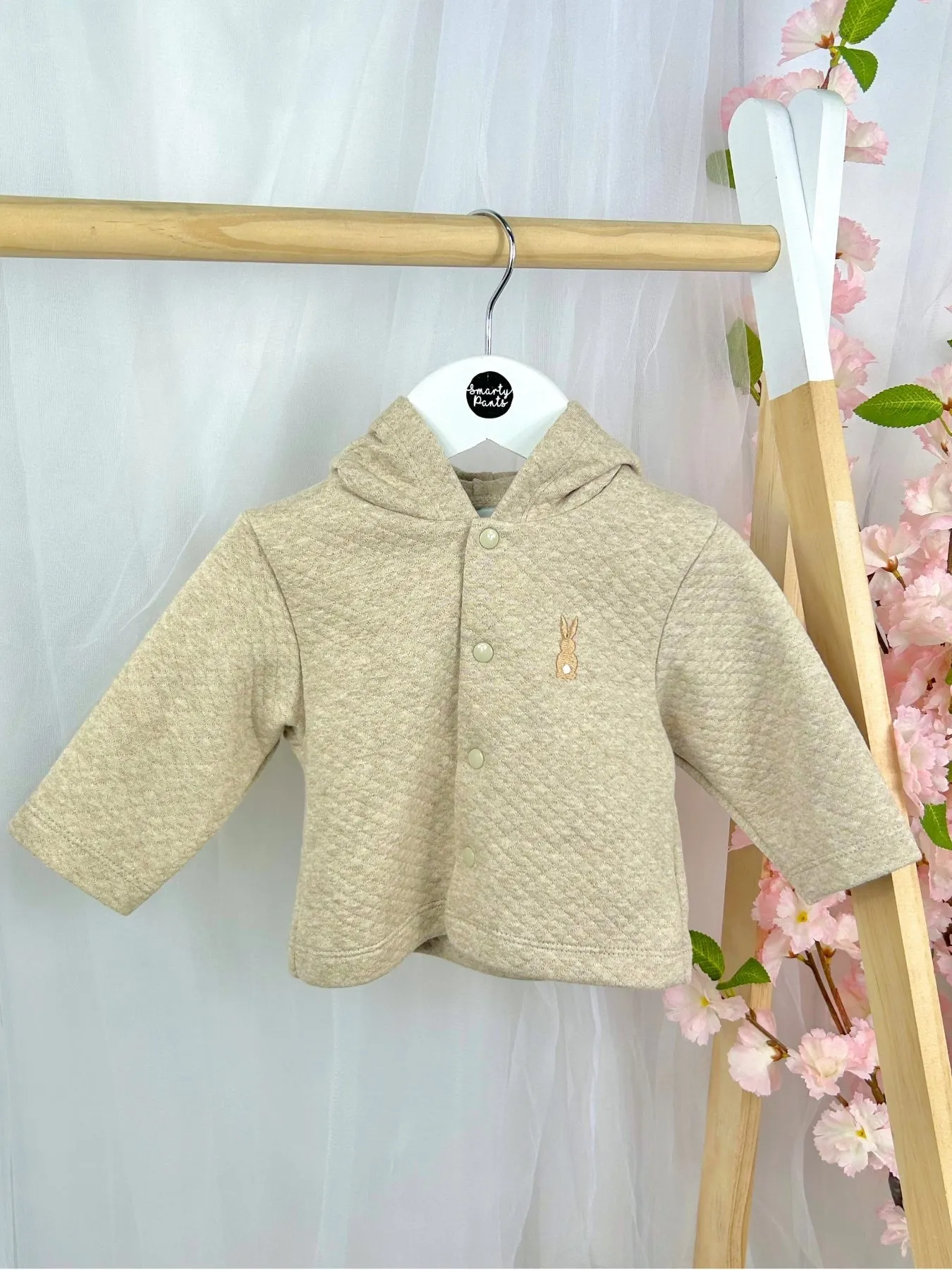 Baby Boy Beige Bunny Jacket