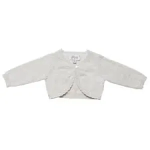 Bebe L/S Bolero Cardigan in Sliver
