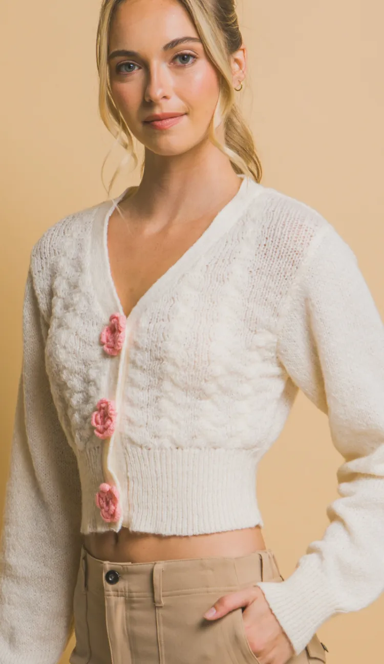 Blossom Button Cardigan