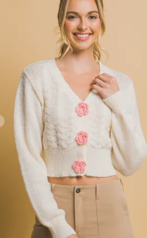 Blossom Button Cardigan