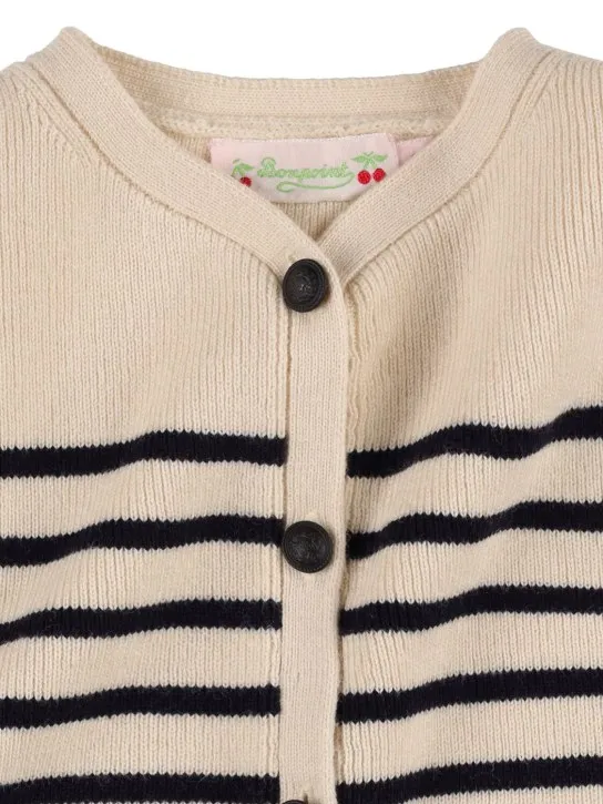 Bonpoint   Demy wool &amp; cotton cardigan 