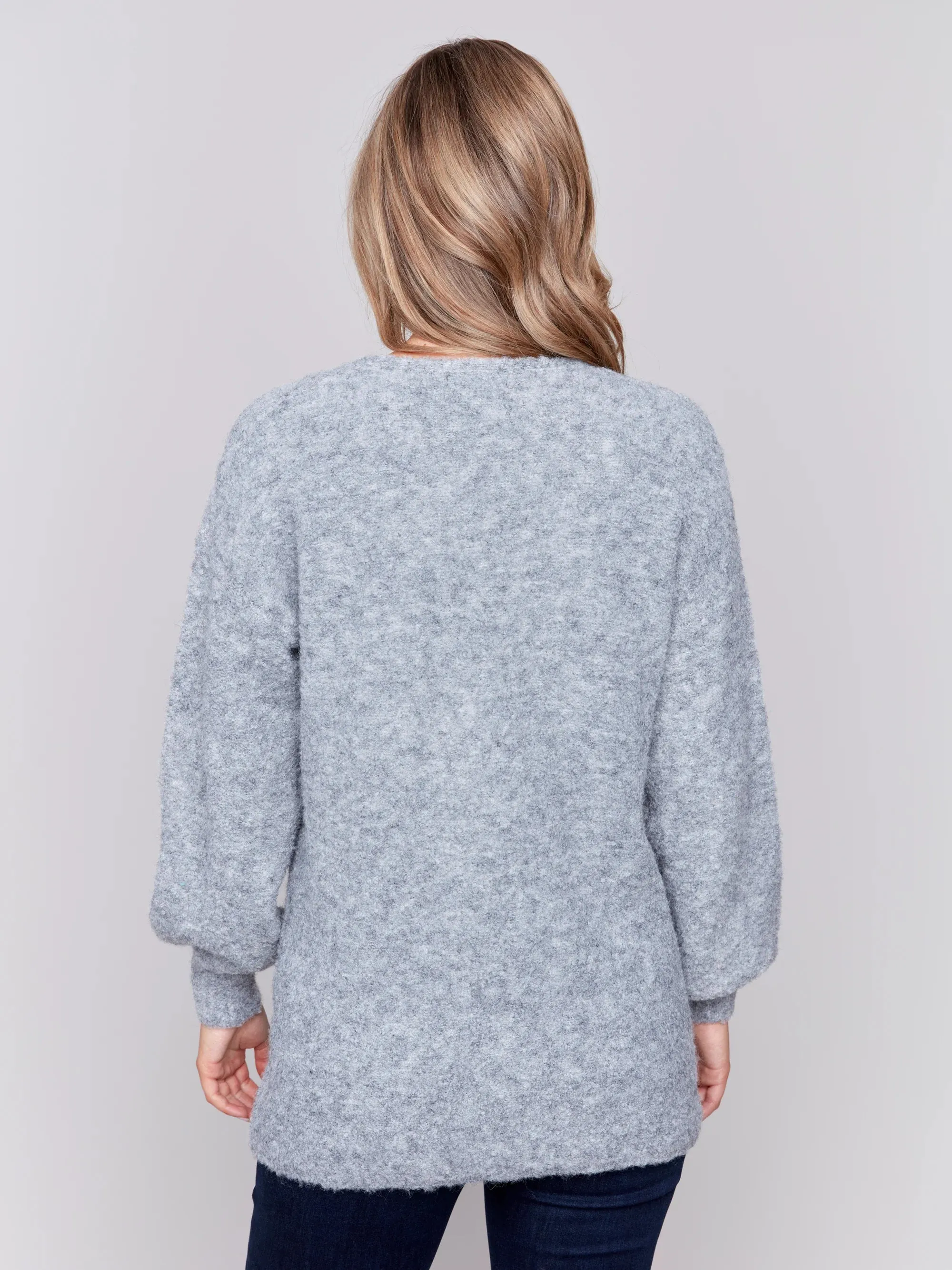 BOUCLE KNIT CARDIGAN