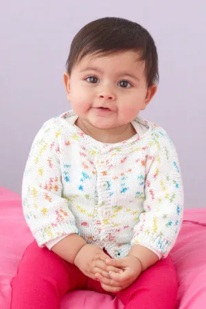 Bright Spots Baby Cardigan Pattern (Knit)