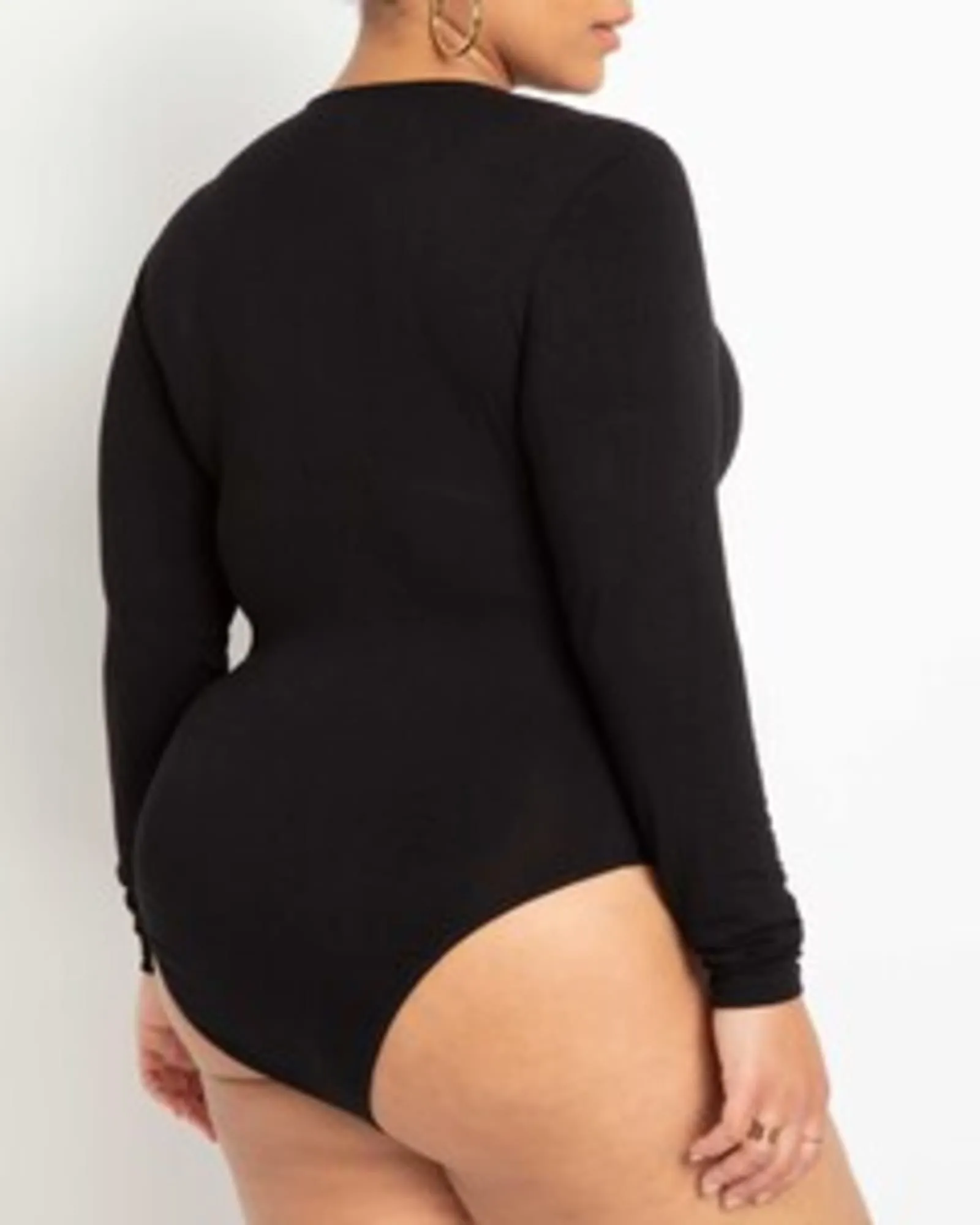 Brinley Layered Cutout Bodysuit | Black Onyx