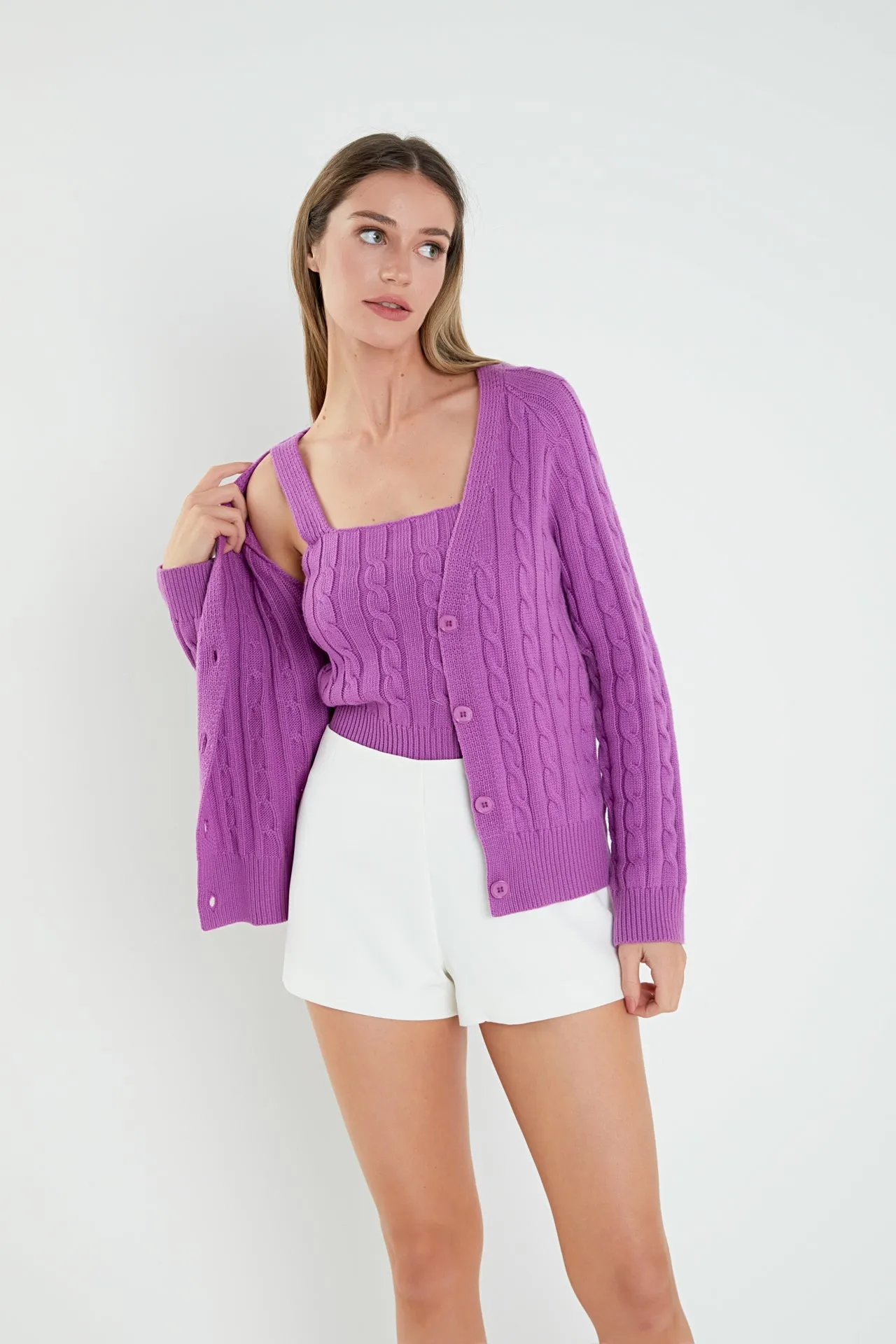 Cable Knit Cardigan