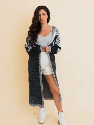 Cardigan - Hooded Fair Isle