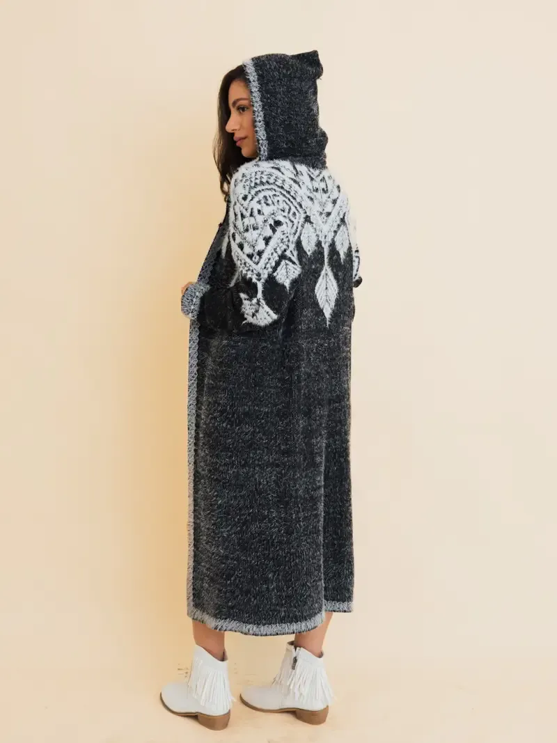 Cardigan - Hooded Fair Isle