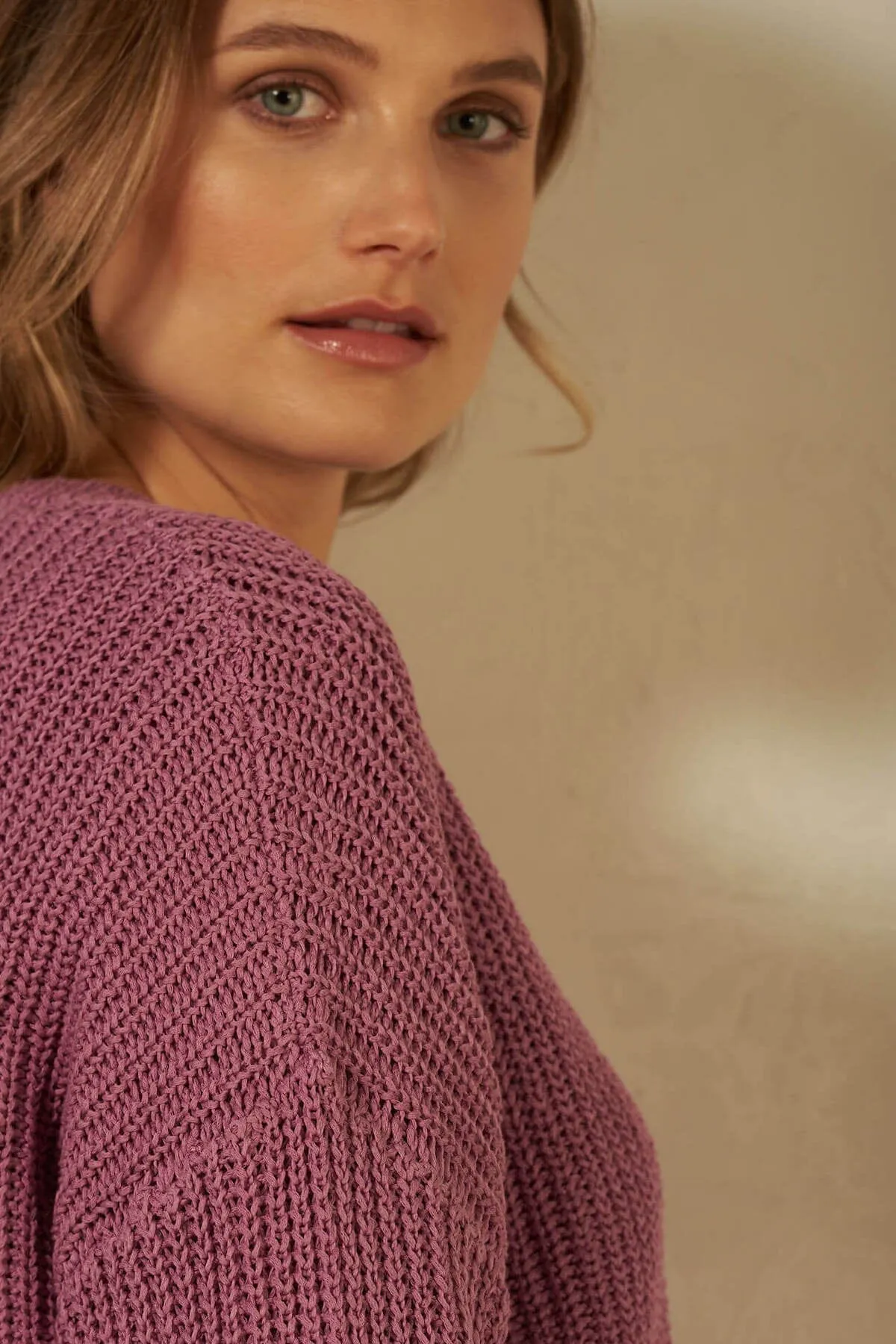 Cardigan à mailles