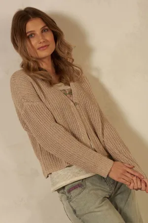 Cardigan à mailles