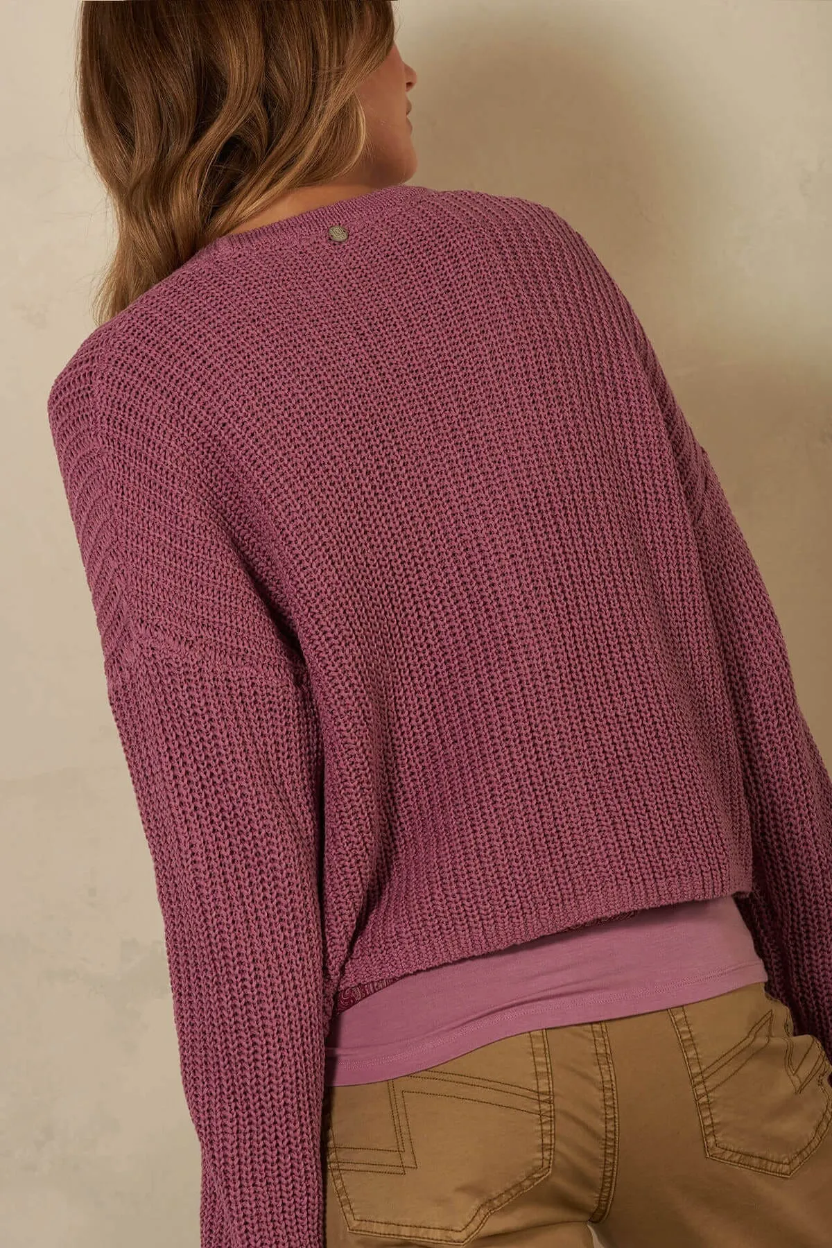 Cardigan à mailles