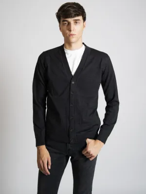 Cardigan Slim Fit Antracite