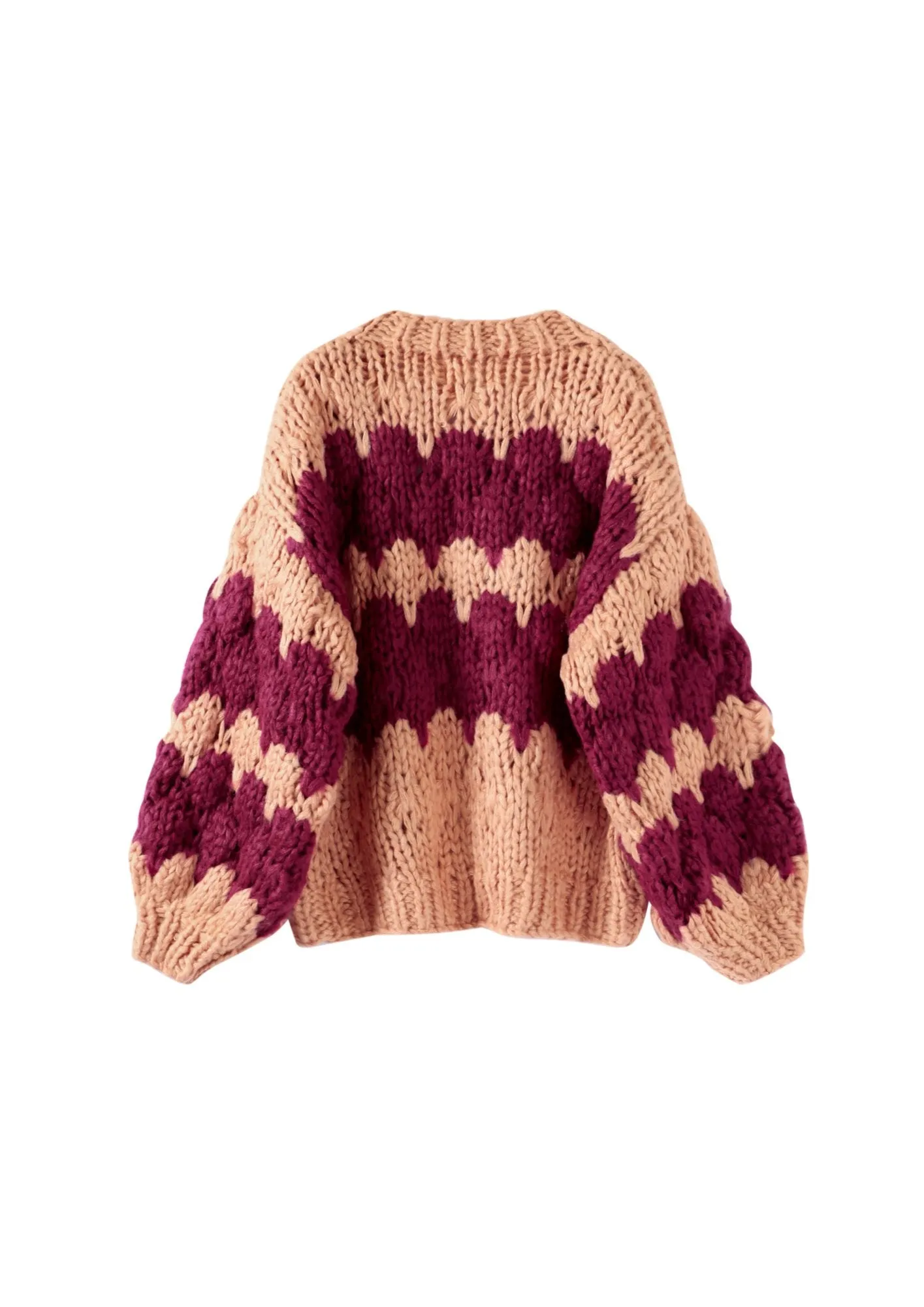 Cinnamon Swirl Hugs and Kisses Cardigan