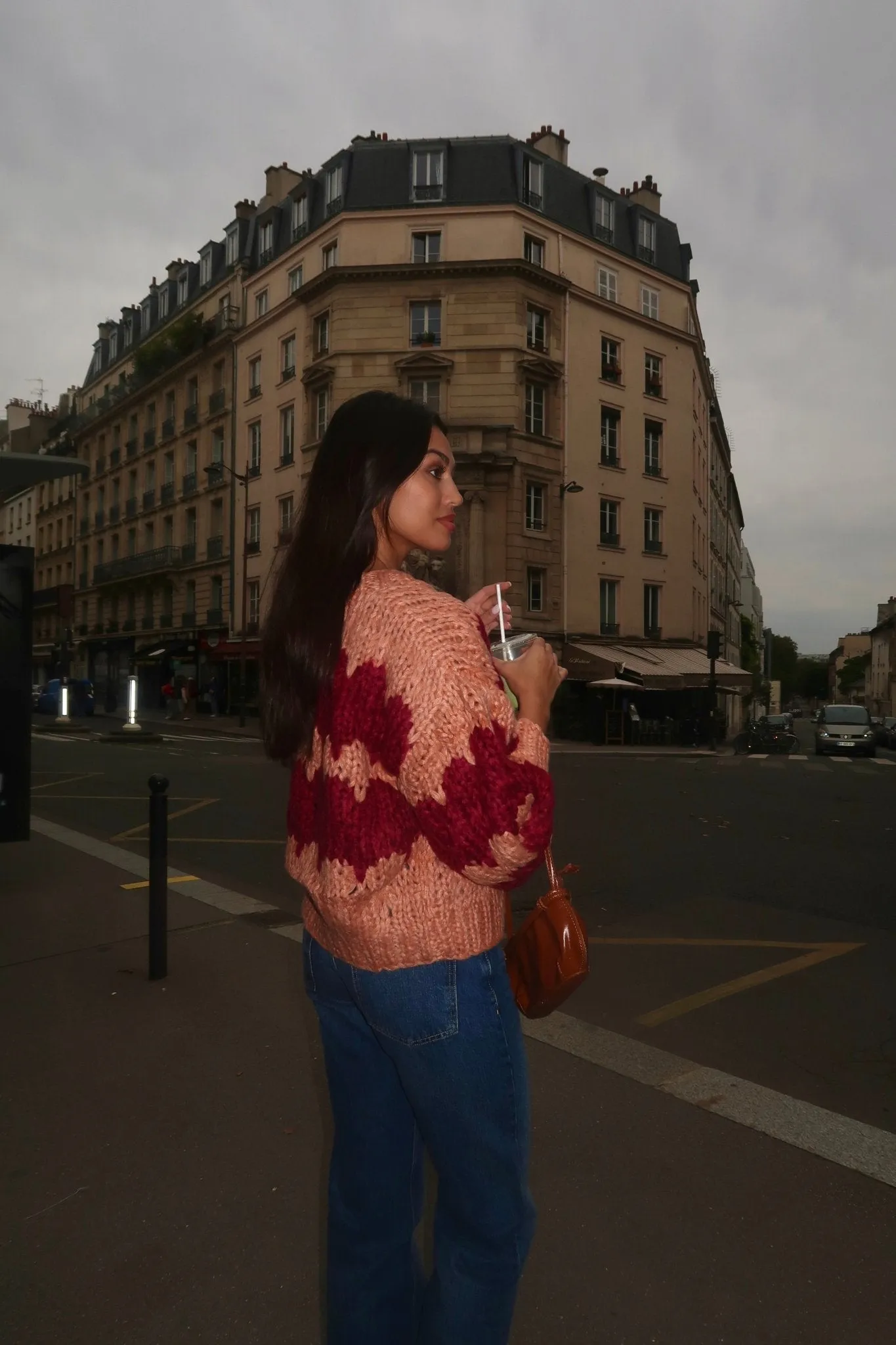 Cinnamon Swirl Hugs and Kisses Cardigan