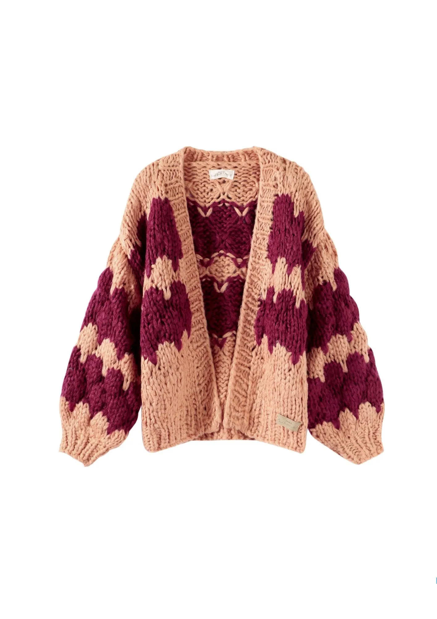Cinnamon Swirl Hugs and Kisses Cardigan