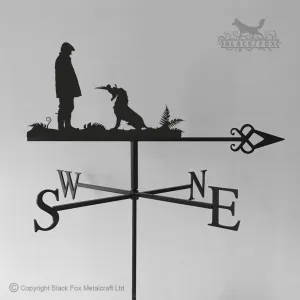 Cocker Spaniel & Pheasant Weathervane