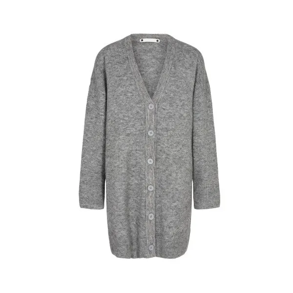 Co'couture Chill Knit Cardigan Grey Melange 22632057