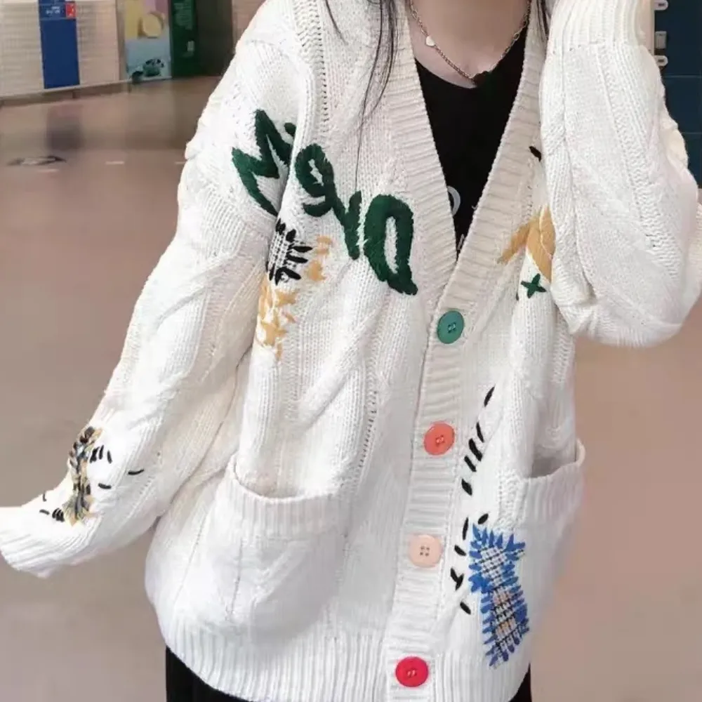 “Colorful embroidery” Cardigan