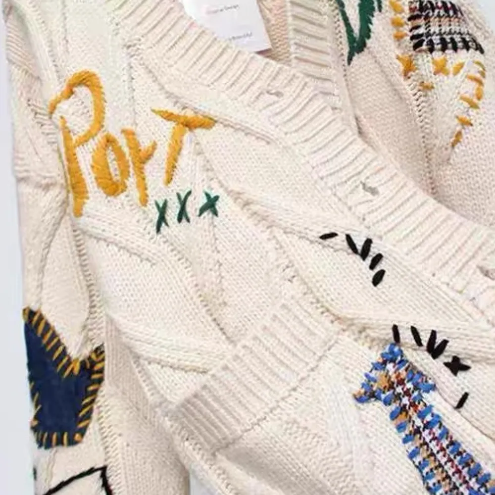 “Colorful embroidery” Cardigan