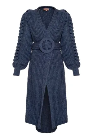 CULT MIA X LIYA STATEMENT CARDIGAN WITH BELT