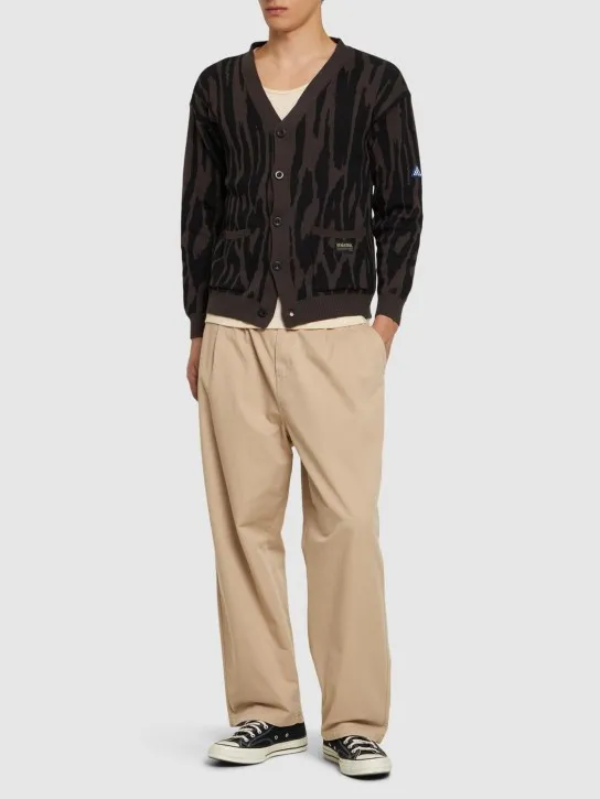 Deva States   Pantera jacquard knit cardigan 