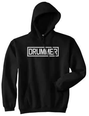 Drummer Drum Box Mens Pullover Hoodie