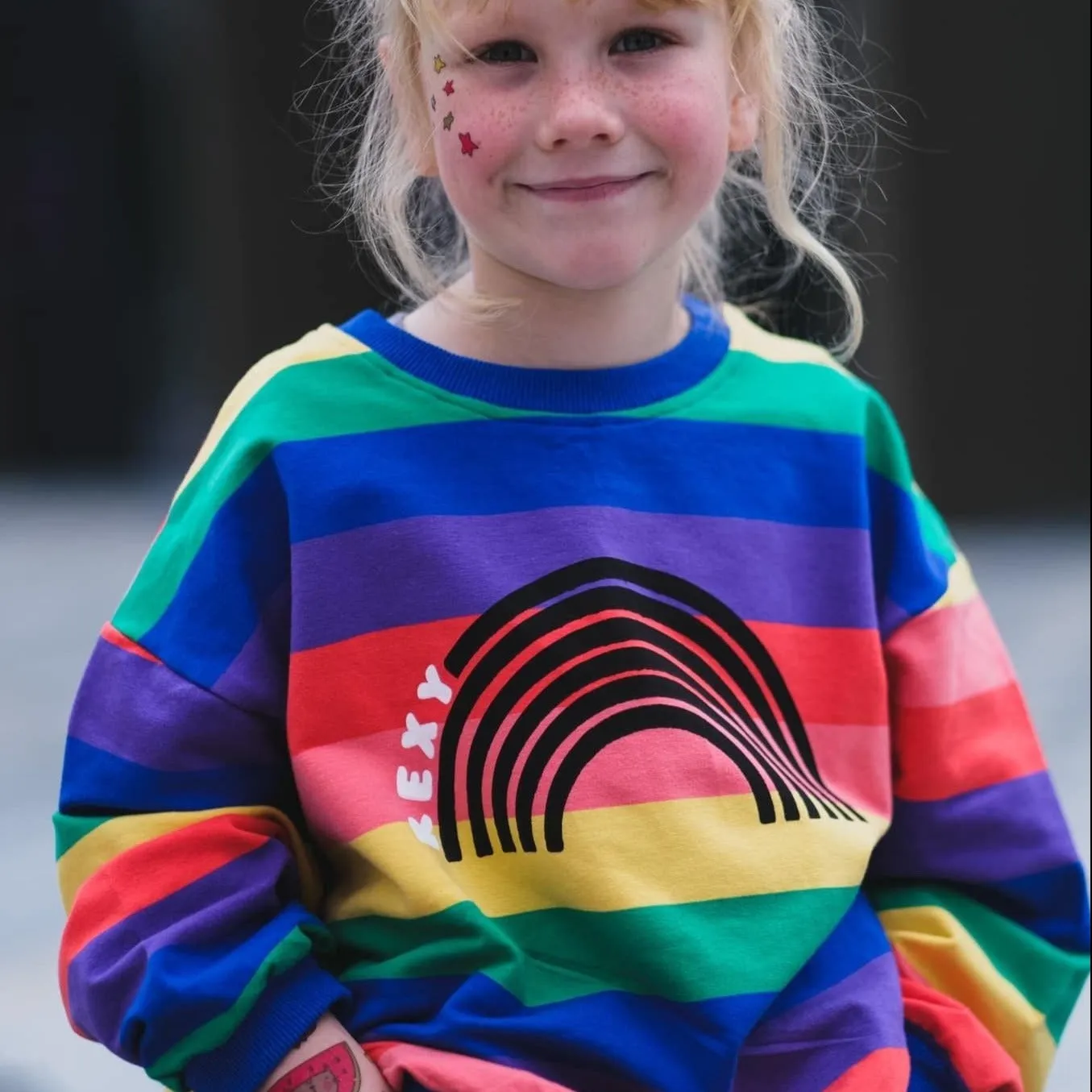 End of the Rainbow Personalised Kids Jumper