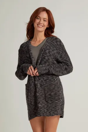 Faceplant Bamboo Plush Button-Up Cardi
