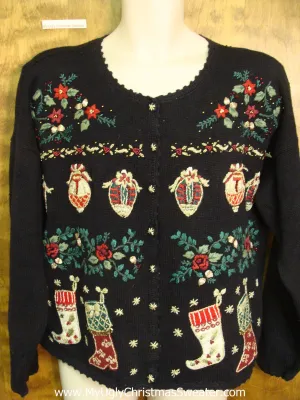 Fancy Smancy Cheap Ugly Christmas Sweater