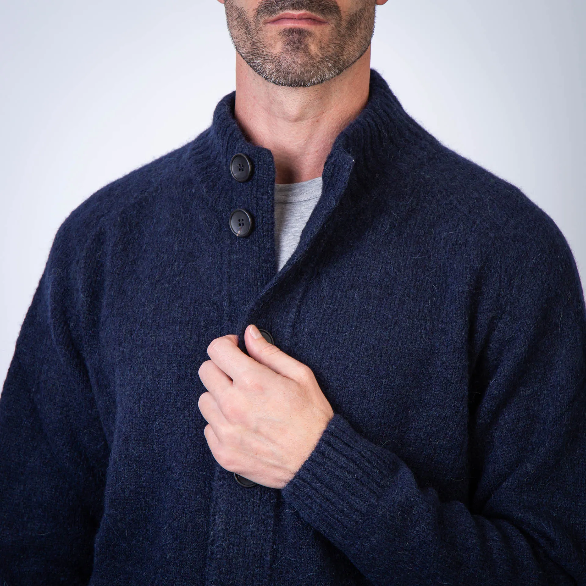 FILIPPO DE LAURENTIIS CARDIGAN BB3MLM WA5R 890 BLUE