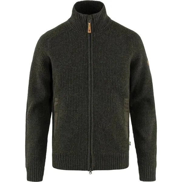 Fjallraven Ovik Zip Cardigan - Dark Olive