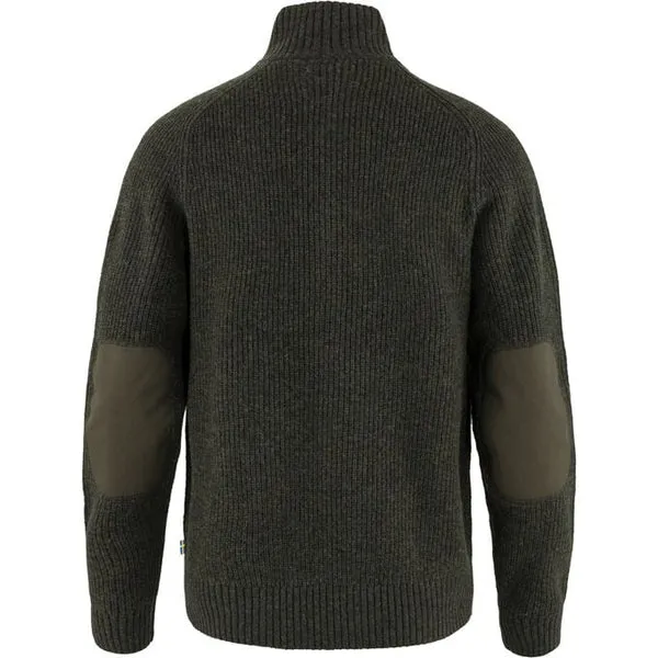 Fjallraven Ovik Zip Cardigan - Dark Olive