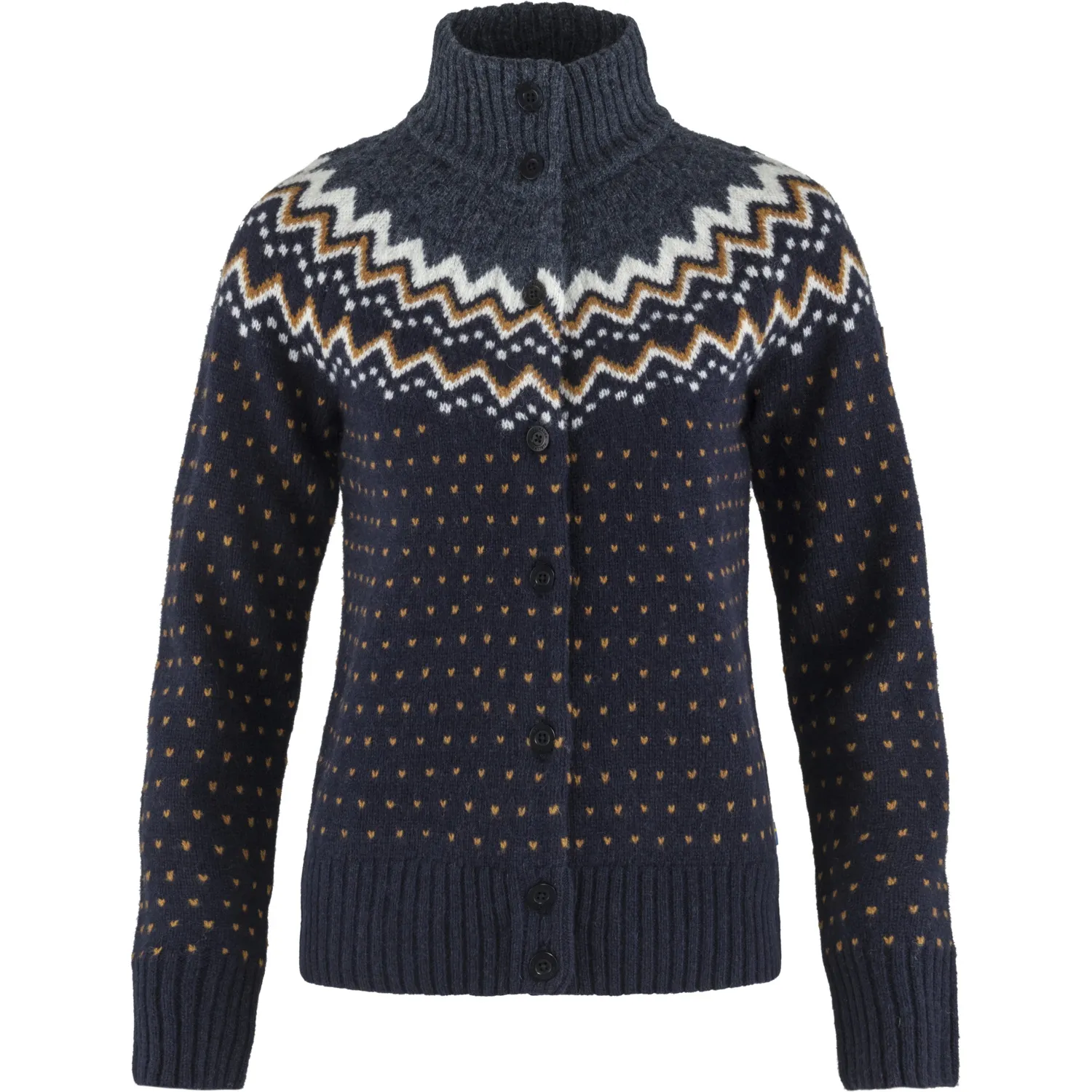 Fjällräven Women&#x27;s Övik Knit Cardigan Dark Navy | Buy Fjällräven Women&#x27;s Övik Knit Cardigan Dark Navy here | Outnorth