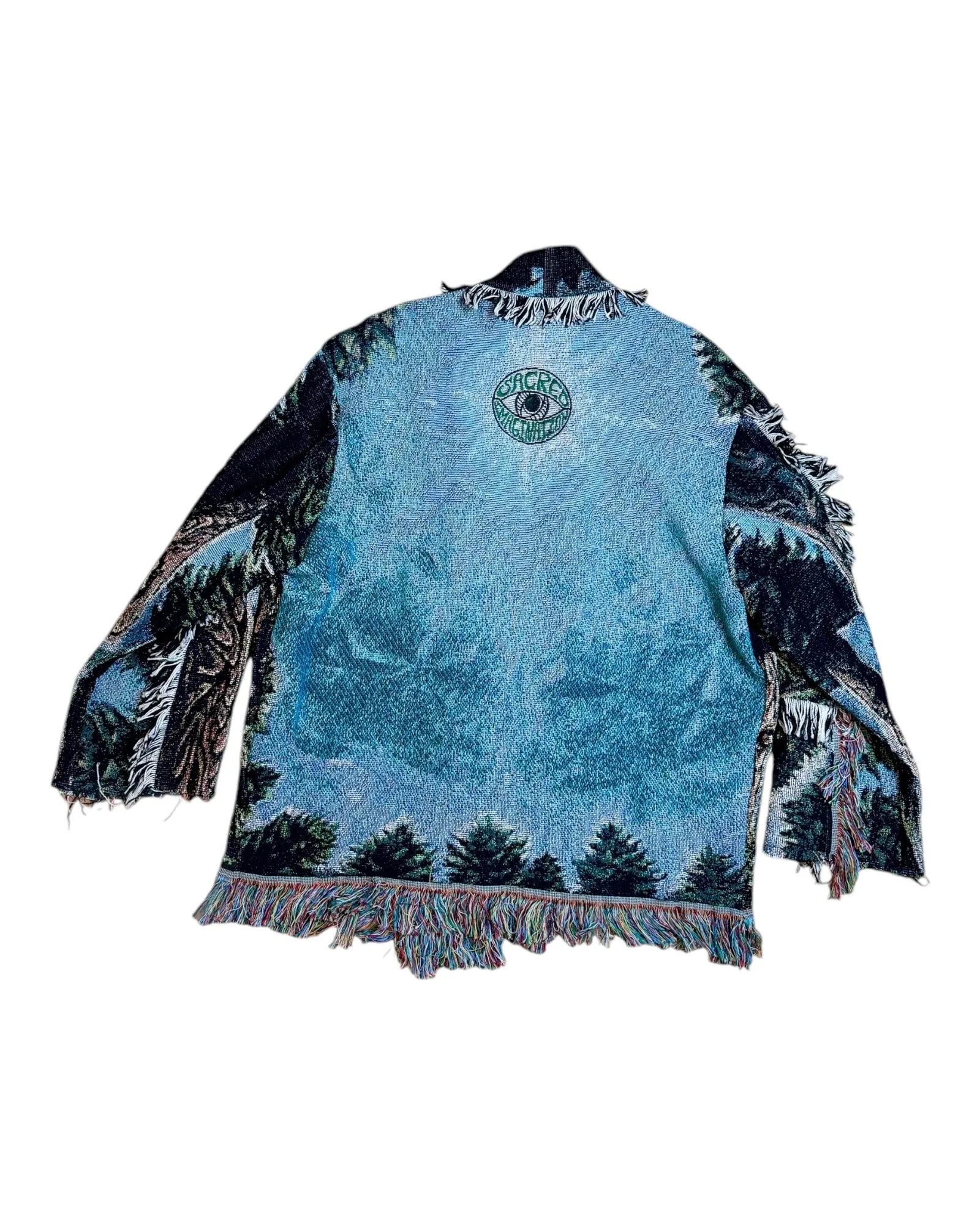 “Forestal Entities” Woven Cardigan