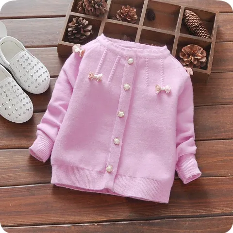 Girls Cardigan 100% Cotton