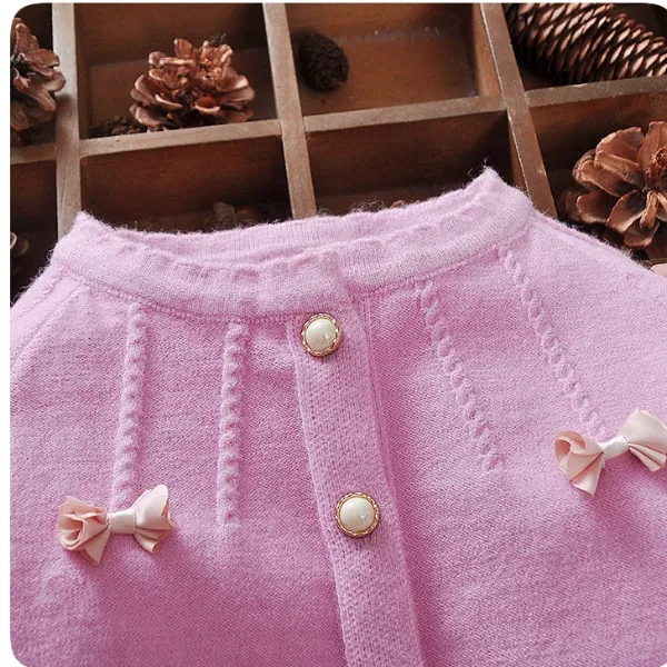 Girls Cardigan 100% Cotton