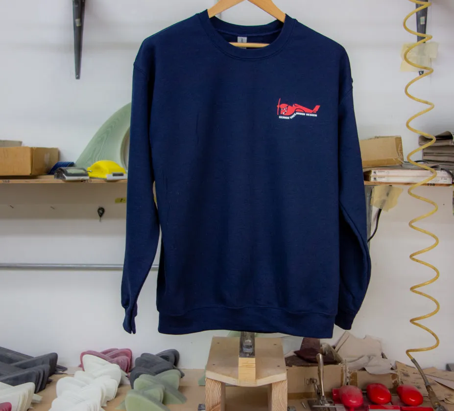 Greenough Airplane Logo Crewneck Sweatshirt
