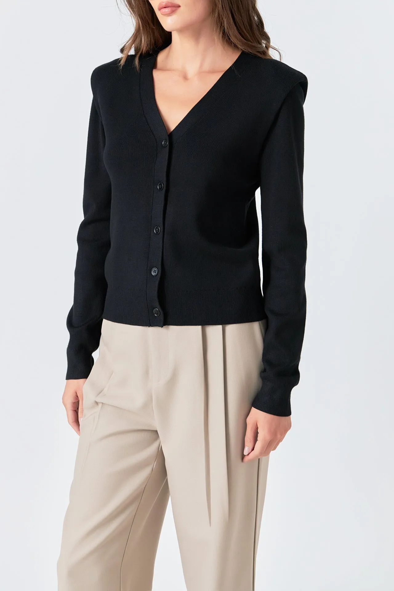 Grey Lab - V-neck Cardigan