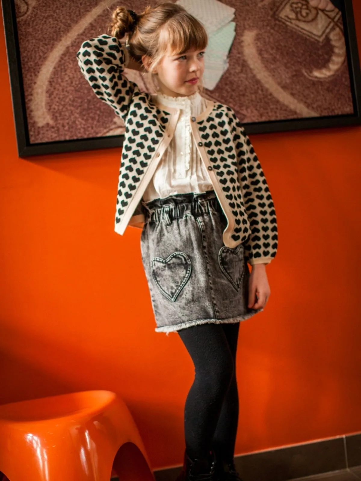 Gulsah Heart Cardigan
