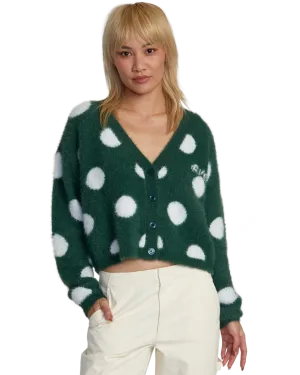 Happy Hour Cardigan in Pine Needle