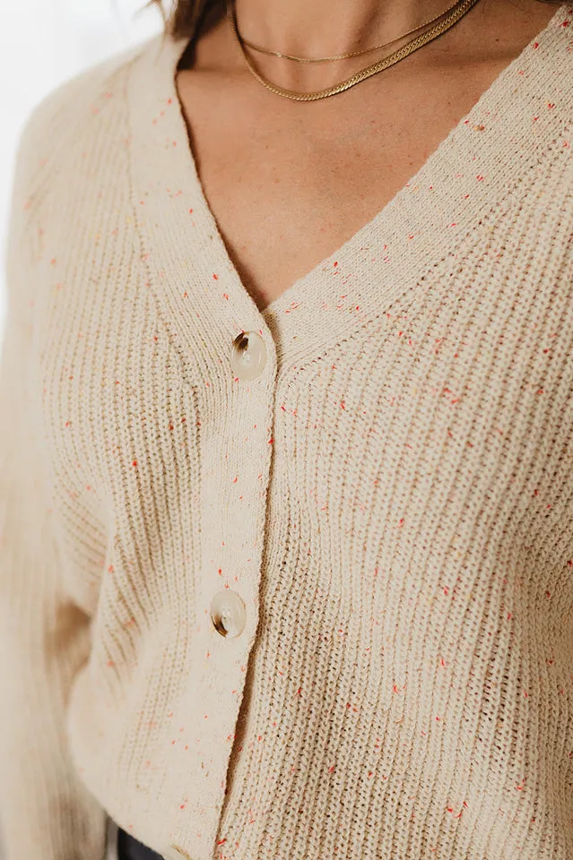 Heather Speckled Cardigan