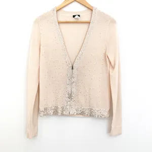 J Crew Merino Wool Sequin Cardigan- Size S