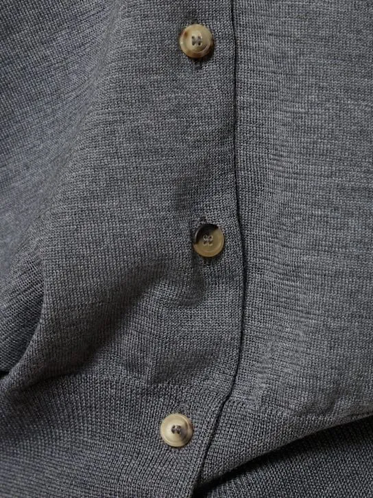 Khaite   Jackie wool blend cardigan 