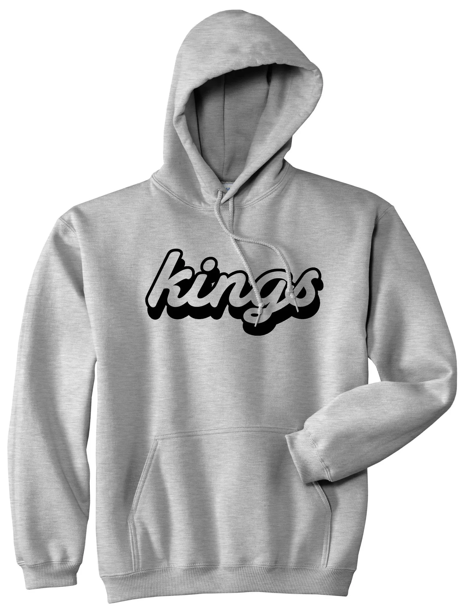 Kings Blue Gradient Logo Pullover Hoodie