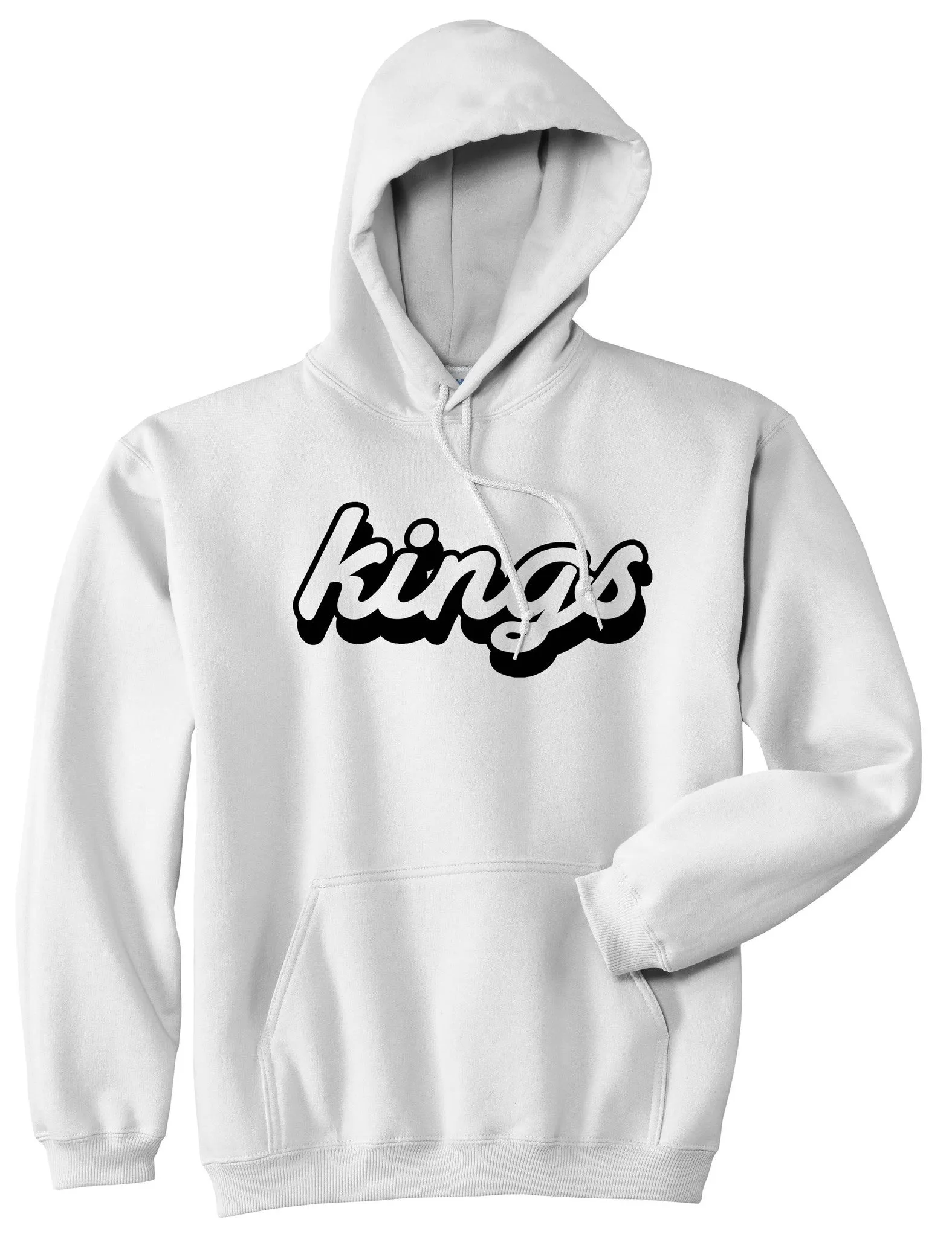 Kings Blue Gradient Logo Pullover Hoodie